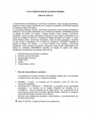 ACTA CONSTITUCION DE SOCIEDAD ANONIMA LIGHT OF LIFE S.A