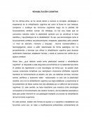REHABILITACIÓN COGNITIVA