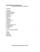 PROCEDIMIENTOS TERAPÉUTICOS