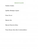 Ensayo obra sobre el existencialismo