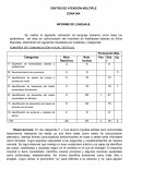 INFORME DE LENGUAJE