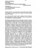 NULIDAD ABSOLUTA DE CONTRATO DE ARRENDAMIENTO