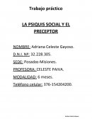 Psiquis social y el preceptor