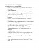 REGLAMENTO DEL AULA DE INFORMÁTICA