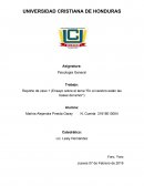 Reporte de caso 1 (Ensayo sobre el tema "En el cerebro están las bases del amor")