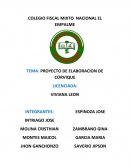 PROYECTO DE ELABORACION DE CORVIQUE