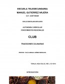 CLUB TRADICIONES CULINARIAS