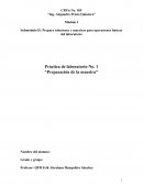 Práctica de laboratorio No. 1 “Preparación de la muestra”