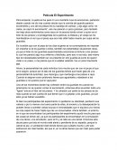 Película El Experimento