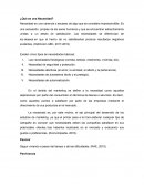 Que es una Necesidad?