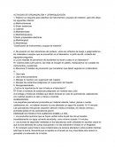 Actividad de organización y jerarquización. Instrumentos y equipos de medición