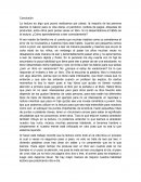 La lectura. Conclusion