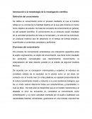 Introducción a la metodología de la investigación científica