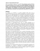 Qué es el Aprendizaje-Servicio