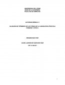 GLOSARIO DE TÉRMINOS DE LOS TEMAS DE LA ASIGNATURA PRÁCTICA FORENSE Y ÉTICA