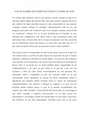 Para el hombre que me lastimo