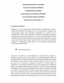 Análisis financiero postobón