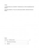 TESINA “LA IMPORTANCÍA DE LOS DISEÑOS Y TENDENCÍAS EN LA ROPA DE EMBARAZADA EN MEXICO”