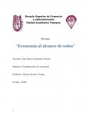 Economía al alcance de todos. Fundamentos de economía