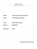 Teorias contemporaneas en educación