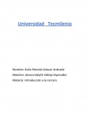 Introducción a la carrera Análisis de vida