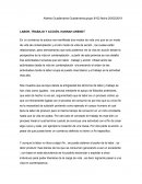 LABOR, TRABAJO Y ACCIÓN, HANNAH ARENDT