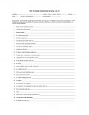 TEST DE FRASES INCOMPLETAS DE SACKS