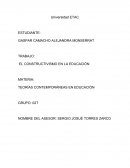 EL CONSTRUCTIVISMO EN LA EDUCACIÓN. TEORÍAS CONTEMPORÁNEAS EN EDUCACIÓN