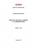 ENSAYO EL ARTE DE LA GUERRA Y LA ADMINISTRACIÓN