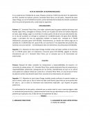 Acta de exención de responsabilidades