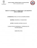 ENSAYO “EL DESARROLLO COMUNITARIO Y LOS CONCEPTOS QUE LO COMPONEN”