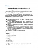 ENFERMEDAD DE REFLUJO GASTROESOFAGICO