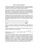 Practica “Velocidad Instantánea”