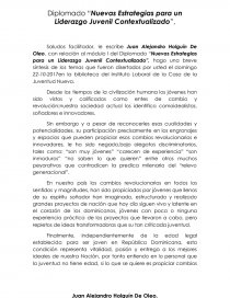 Sìntesis Módulo I, Diplomado liderazgo juvenil. Página 1