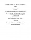 Factores biológicos que afectan la salud