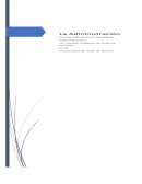 Administracion. Caracteristicas de la administración