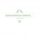 SISTEMA OPERATIVO Y OFIMATICA Procesador de Texto