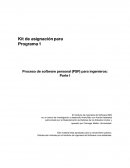 Proceso de software personal (PSP) para ingenieros: Parte I