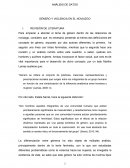 GÉNERO Y VIOLENCIA EN EL NOVIAZGO