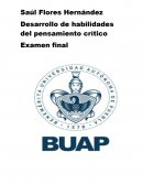 Desarrollo de habilidades del pensamiento crítico