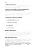 Precios para mercados internacionales