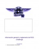 Información general y reglamento de ROG Challenge