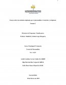 Ensayo sobre los métodos empleados por el psicoanálisis: el catártico y la hipnosis