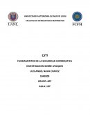 FUNDAMENTOS DE LA SEGURIDAD INFORMATICA INVESTIGACION SOBRE ATAQUES