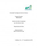 Reporte técnico del Hierro