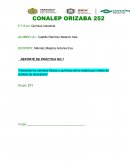 REPORTE DE PRÁCTICA NO.1 “Interpreta los cambios físicos y químicos de la materia por medio de análisis de laboratorio”
