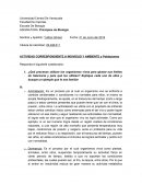 Actividad correspondiente a individuo, ambiente y poblaciones