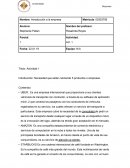 Actividad 1 Introducción: Necesidad que están cubriendo 5 productos o empresas.