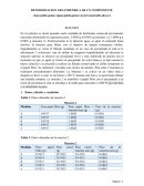 DETERMINACION GRAVIMETRICA DE UN COMPONENTE