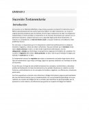 Sucesión Testamentaria